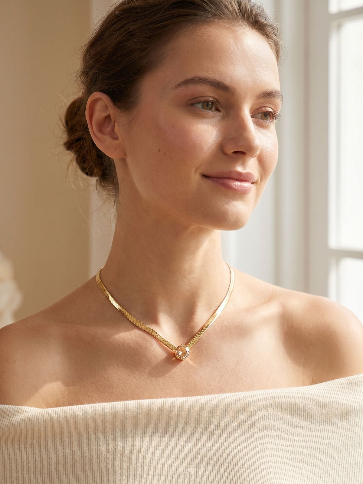 Rowan Pendant Necklace-Light Colorado