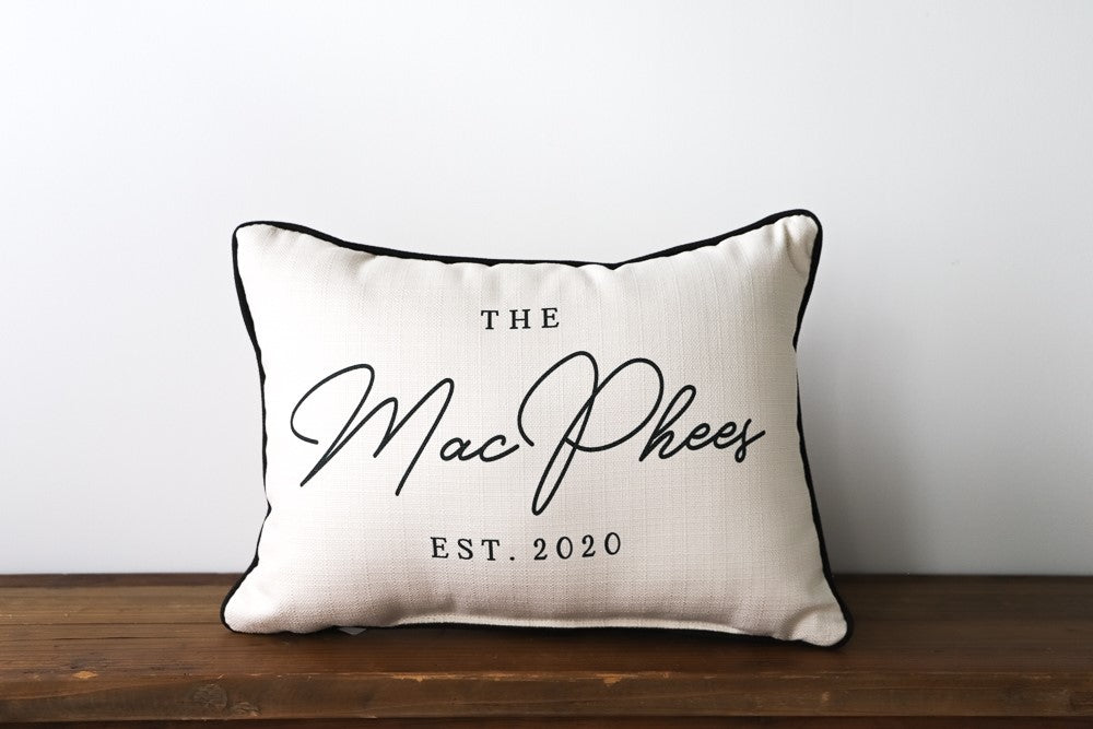PERSONALIZE ME: Holland Family Name Pillow