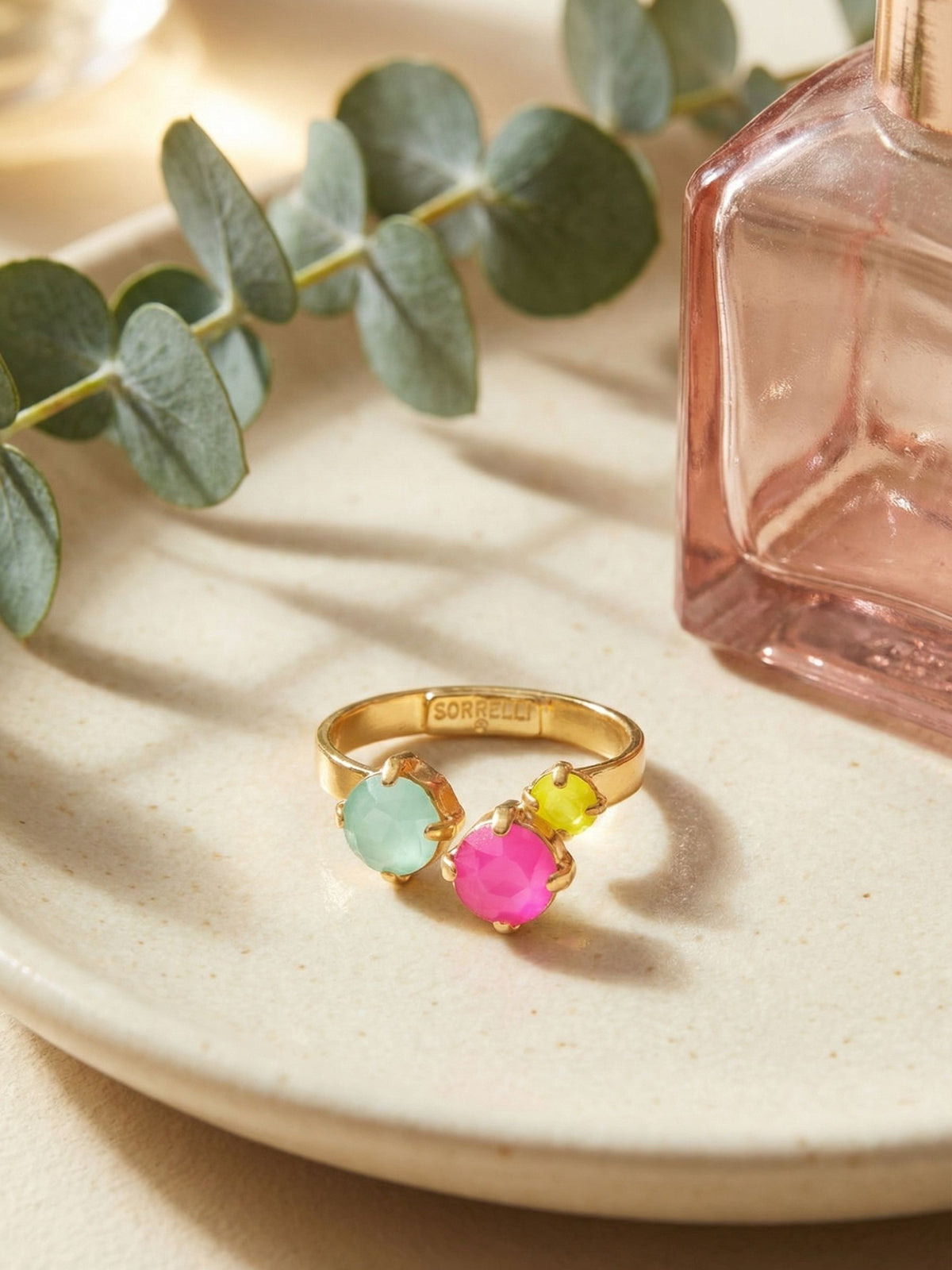 Bubbles Adjustable Open Band Ring
