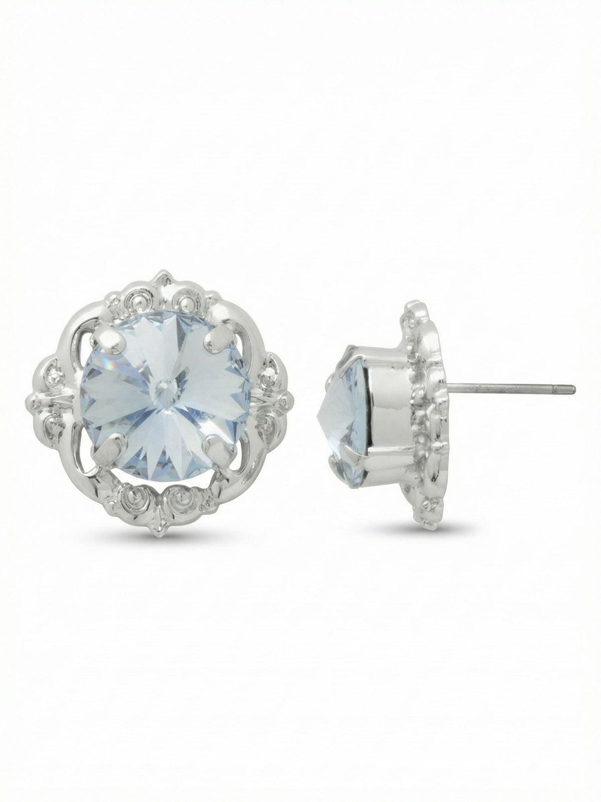 Lori Stud Earring- Light Sapphire