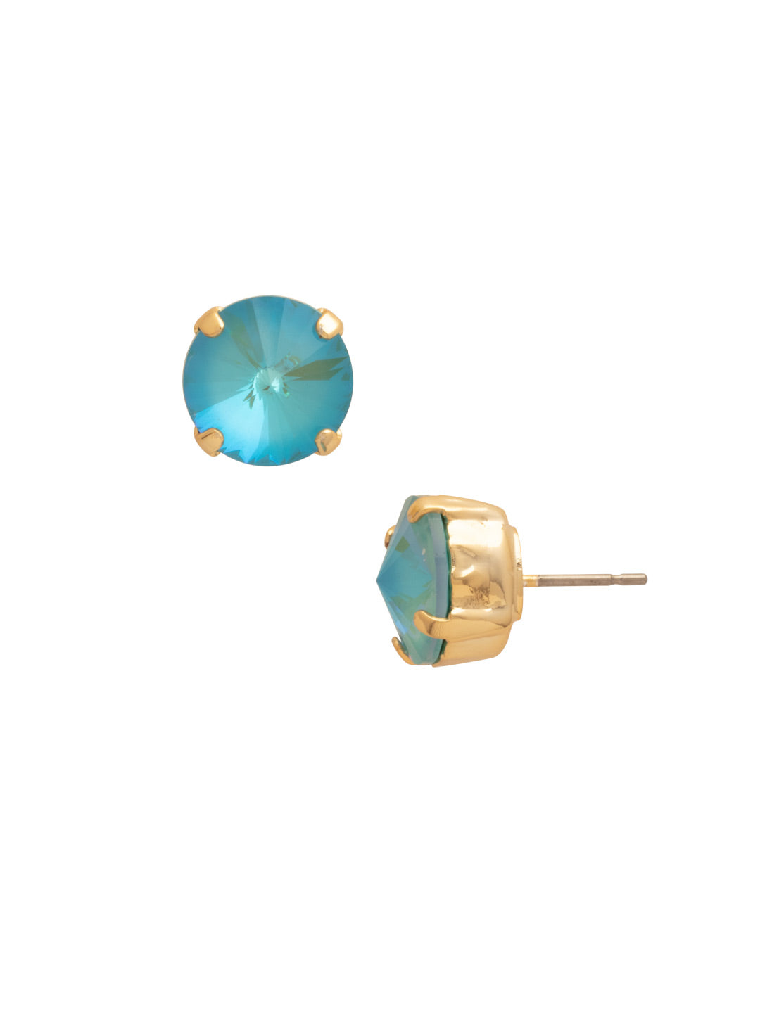 London Stud Earrings-Summer Blue Delite