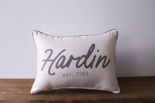 PERSONALIZE ME: Fantastic Last Name Pillow