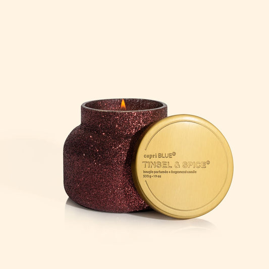 Tinsel & Spice Glam Jar Candle 19oz