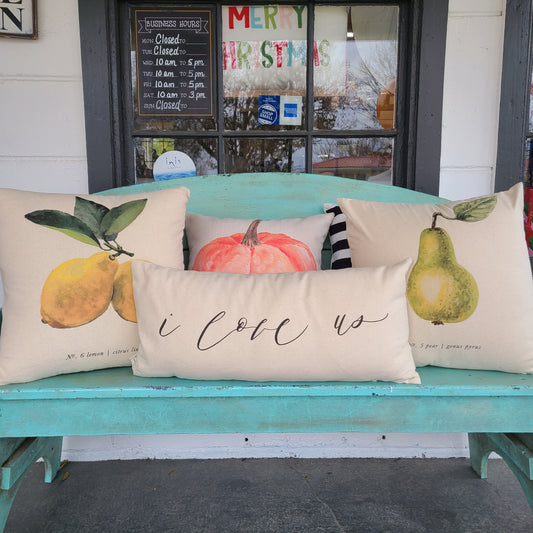 Dwell I Love Us Lumbar Pillow