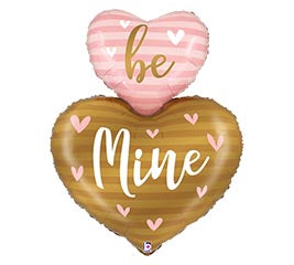 Valentine Be Mine Duo Hearts