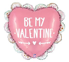 Valentine Pink Be My Valentine Balloon