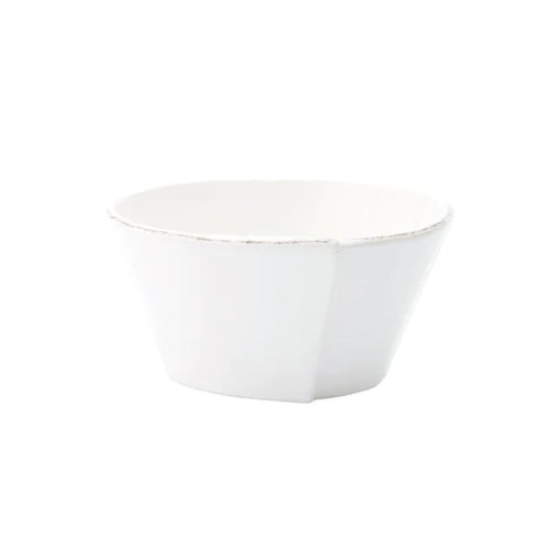 Lastra White Stacking Cereal Bowl