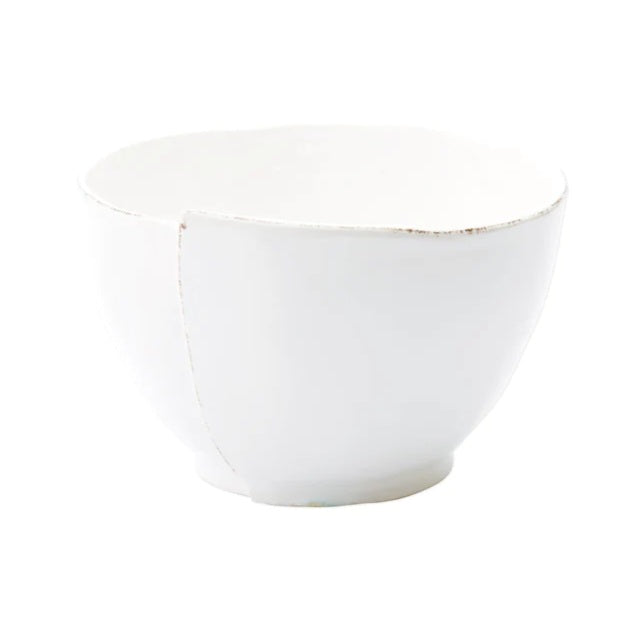 Lastra Deep White Serving Bowl