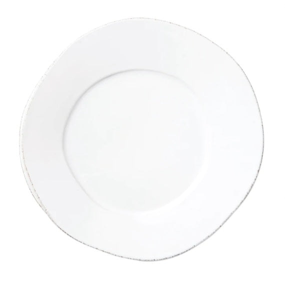 Lastra White Dinner Plate