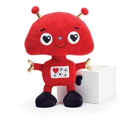 Valentine Red Robot Plush