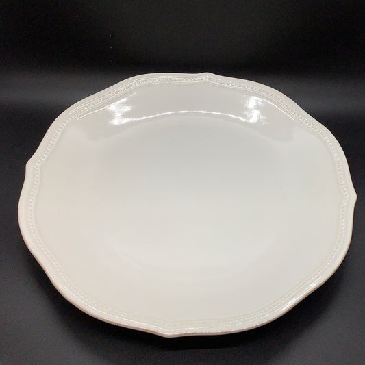 Lenox French Perle Bead White Dinner Plate