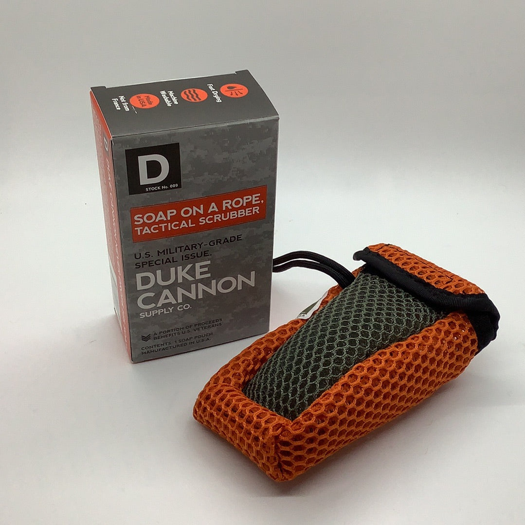 Duke Cannon Soap on a Rope Tactical Scrubber