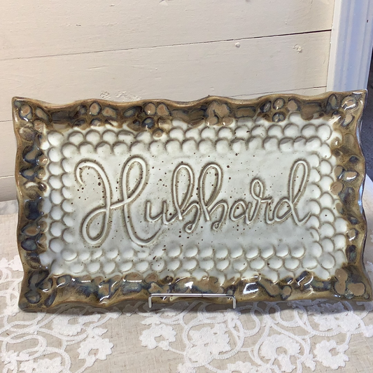 FP Monogrammed Platter