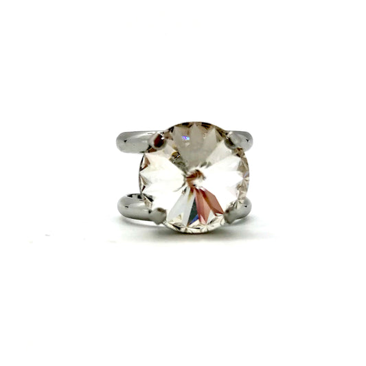 Solitaire Crystal Ring