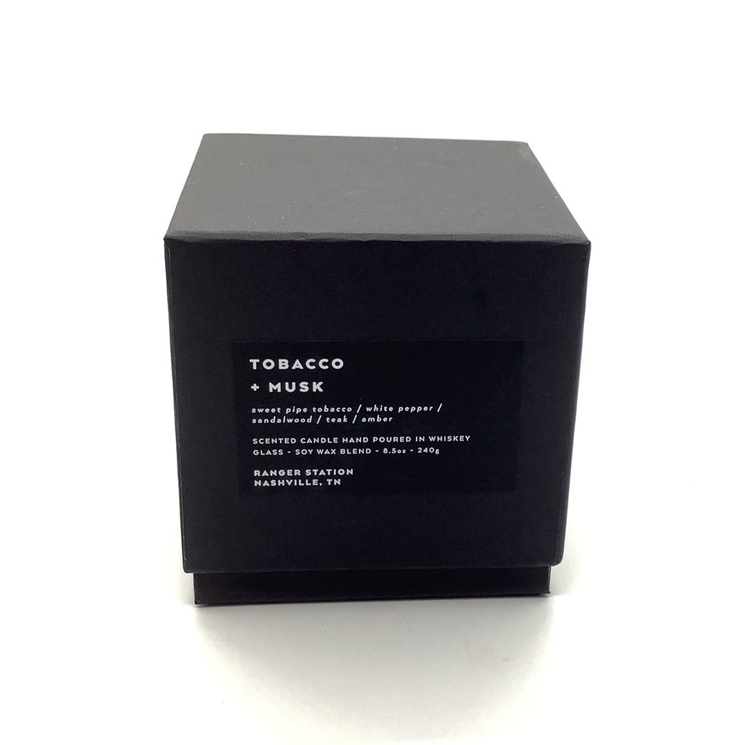 Ranger Station Tobacco + Musk Candle/Glass Baytree Gift Company